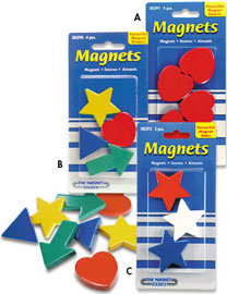 Colorful  Magnetic Shapes